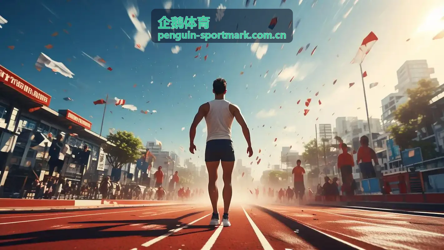 企鹅体育品牌形象图，展现专业内容与运动精神